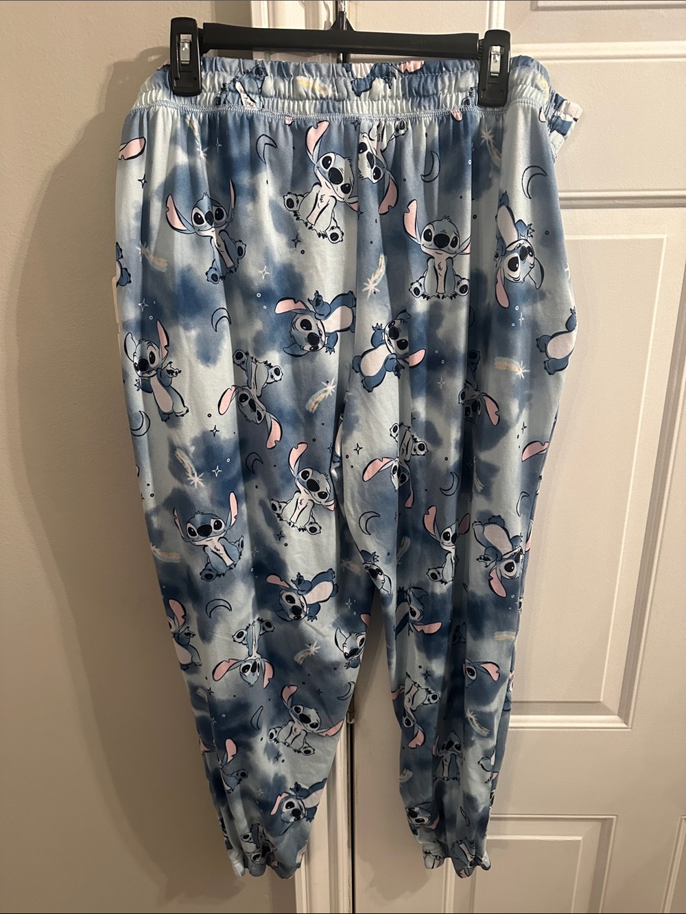 Disney Light Blue Stitch Lounge Pants with Pink Details - Picture 8 of 10